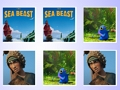Trò chơi Trận đấu thẻ nhớ Sea Beast  trực tuyến