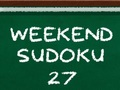Trò chơi Sudoku cuối tuần 27  trực tuyến