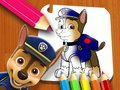 Trò chơi Paw Patrol: Sách tô màu  trực tuyến