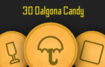 Trò chơi Kẹo 3D Dalgona  trực tuyến