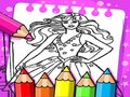 Trò chơi Sách tô màu Barbie  trực tuyến