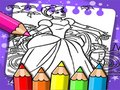 Trò chơi Cuốn sách màu Cinderella  trực tuyến
