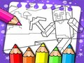 Trò chơi Sách tô màu Minecraft  trực tuyến