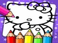 Trò chơi Sách tô màu Hello Kitty  trực tuyến