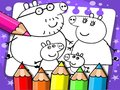 Trò chơi Sách tô màu Peppa Pig  trực tuyến