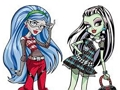 Trò chơi Sách tô màu cho Monster High  trực tuyến