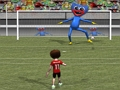 Trò chơi Bóng đá Kid vs Huggy trực tuyến