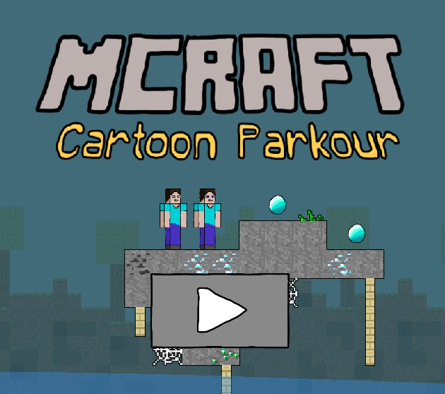 Trò chơi Parkour phim hoạt hình Mcraft  trực tuyến