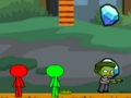 Trò chơi Stickman Bros vs Zombies trực tuyến