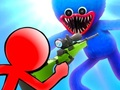 Trò chơi Stickman đấu với Huggy Wuggy trực tuyến