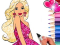 Trò chơi Sách tô màu: Barbie  trực tuyến