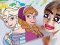 Trò chơi Sách tô màu: Frozen  trực tuyến