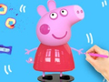 Trò chơi Sách tô màu: Heo Peppa  trực tuyến