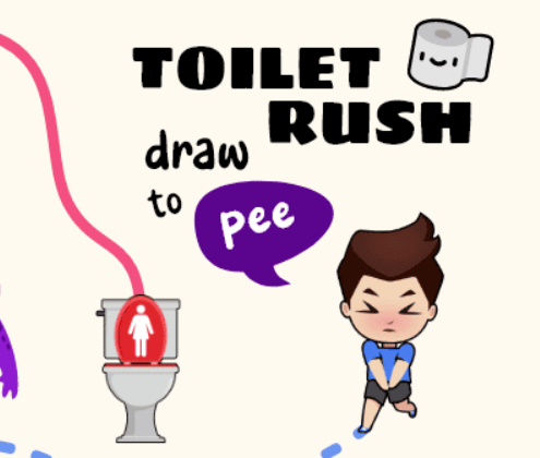 Trò chơi Nhà vệ sinh Rush: Draw to Pee trực tuyến