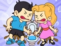 Trò chơi Cuộc đua vội vã trong nhà vệ sinh: Vẽ câu đố  trực tuyến