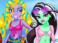 Trò chơi Bữa tiệc trên bãi biển Monster High  trực tuyến