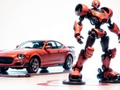 Trò chơi Sách tô màu: Robot và ô tô  trực tuyến