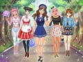 Trò chơi Thay đồ Anime tại Trường Trung Học trực tuyến