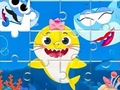 Trò chơi Câu đố ghép hình: Cá mập con  trực tuyến