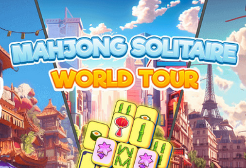 Trò chơi Mahjong Solitaire: Chuyến tham quan thế giới  trực tuyến