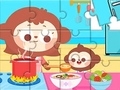 Trò chơi Câu đố ghép hình: Nấu ăn  trực tuyến