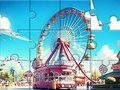 Trò chơi Câu đố ghép hình: Công viên giải trí  trực tuyến