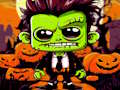 Trò chơi Câu đố Halloween của Franky & Ma cà rồng  trực tuyến