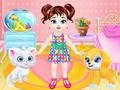 Trò chơi Ngày chải lông thú cưng của Baby Taylor  trực tuyến