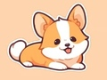 Trò chơi Sách tô màu: Corgi  trực tuyến