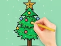 Trò chơi Sách tô màu: Cây thông Noel  trực tuyến