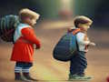 Trò chơi Câu đố ghép hình Back To School  trực tuyến