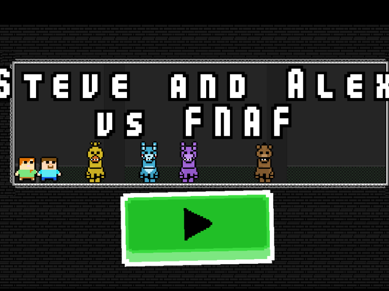 Trò chơi Steve và Alex đấu với Fnaf  trực tuyến
