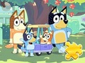 Trò chơi Câu đố ghép hình: Gia đình Bluey  trực tuyến
