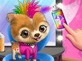 Trò chơi Tiệm cắt tóc động vật ngôi sao nhạc rock  trực tuyến