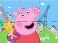 Trò chơi Câu đố ghép hình: Cuộc phiêu lưu thế giới lợn Peppa  trực tuyến