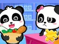 Trò chơi Trò Chơi Ghép Hình: Siêu Thị Bé Gấu Trúc  trực tuyến
