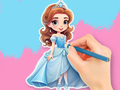 Trò chơi Sách tô màu: Công chúa Chibi  trực tuyến