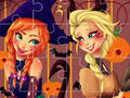 Trò chơi Trò chơi ghép hình công chúa Halloween  trực tuyến