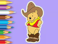 Trò chơi Sách tô màu: Cao bồi Winnie  trực tuyến
