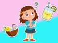 Trò chơi Câu đố dành cho trẻ em: Bạn muốn uống gì?  trực tuyến