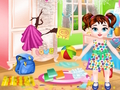 Trò chơi Dọn dẹp nhà cửa cho bé Taylor  trực tuyến