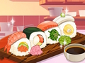 Trò chơi Cuộn Sushi của Roxie's Kitchen  trực tuyến