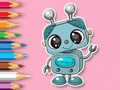 Trò chơi Sách tô màu: Robot cười  trực tuyến