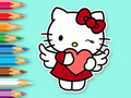 Trò chơi Sách tô màu: Yêu Kitty  trực tuyến