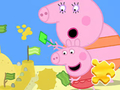 Trò chơi Trò Chơi Ghép Hình: Peppa Pig Làm Cát  trực tuyến
