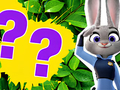 Trò chơi Câu đố dành cho trẻ em: Bạn biết gì về Zootopia  trực tuyến