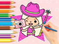 Trò chơi Sách tô màu: Thế giới Toca Boca  trực tuyến