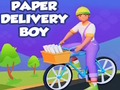 Trò chơi Cậu Bé Giao Giấy  trực tuyến