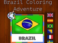 Trò chơi Cuộc phiêu lưu tô màu Brazil  trực tuyến