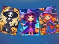 Trò chơi Câu đố ghép hình Halloween ma quái  trực tuyến